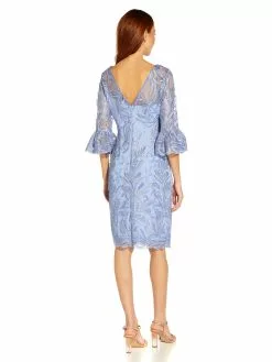 Adrianna Papell Bell Sleeve Embroidery Dress 14 Adrianna Papell Bell Sleeve Embroidery Dress -Deals Adrianna Papell Store 2a8e04c8 c62b 4005 9634 c9277ce363c4