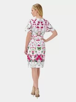 Adrianna Papell Printed Floral Crepe Dress -Deals Adrianna Papell Store 4fc05447 ef96 4803 a1b1 feaf372363b6
