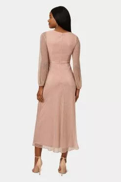 Adrianna Papell Metallic Mesh Draped Dress -Deals Adrianna Papell Store 583c3e96 ce97 4d68 a2d1 3a577eedaaca 7a5c0046 3eab 42a9 937f 674a09c41807