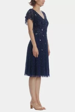 Adrianna Papell Beaded Flutter Dress 9 Adrianna Papell Beaded Flutter Dress -Deals Adrianna Papell Store 5ae03150 0486 4750 8645 4994c7f2a368