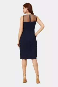 Adrianna Papell Illusion Yoke Sheath Dress -Deals Adrianna Papell Store 5bdb195c a743 480f 8280 3bc63f47f97f