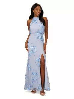 Adrianna Papell Sequin Halter Gown -Deals Adrianna Papell Store 6831f4ff 5597 41e1 9238 ebc958e14525