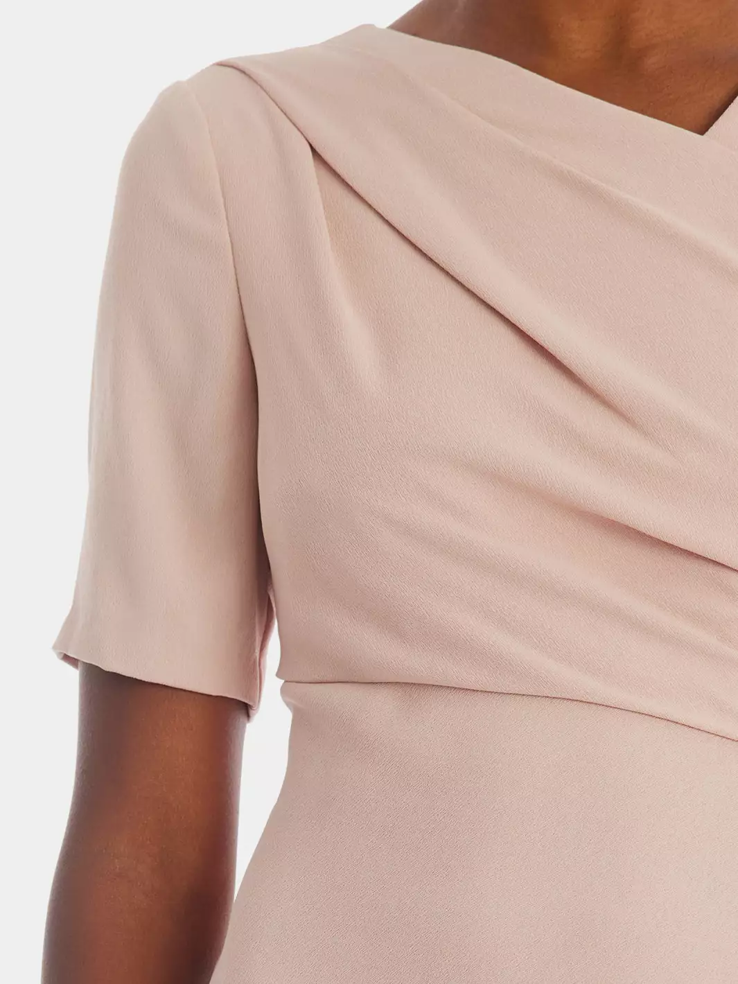 Adrianna Papell Soft Draped A-Line Dress 4 Adrianna Papell Soft Draped A-Line Dress - Image 4