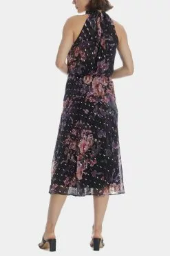 Adrianna Papell Floral Chiffon Halter Dress -Deals Adrianna Papell Store 6a9dab64 34d3 4901 a1a1 1dbccd236d37