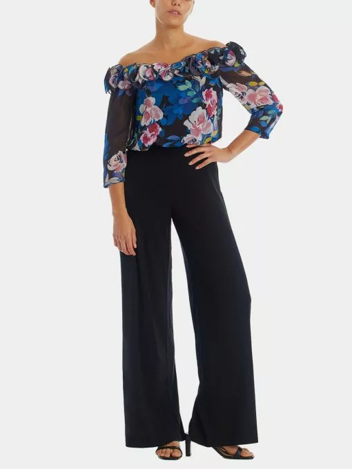 Adrianna Papell Floral Chiffon Jumpsuit -Deals Adrianna Papell Store 6c9c26ca 98fa 4dda a6a5 b208ed48d4e4
