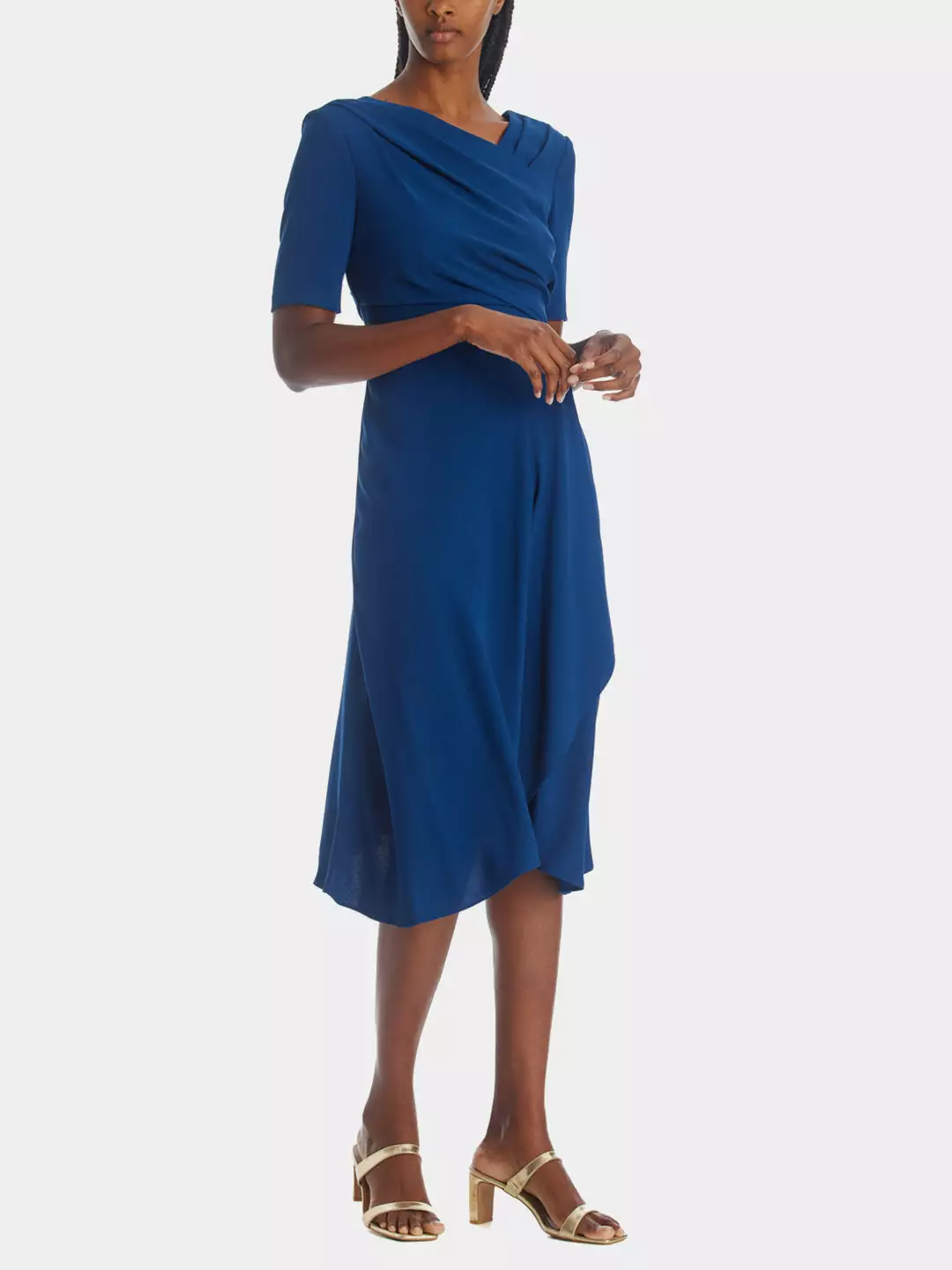 Adrianna Papell Soft Draped A-Line Dress 9 Adrianna Papell Soft Draped A-Line Dress - Image 9