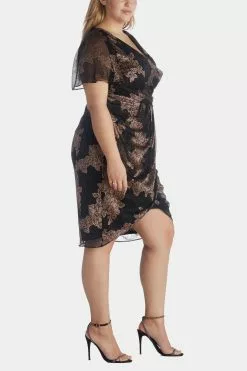 Adrianna Papell Draped Midi Dress -Deals Adrianna Papell Store 73bd6eb0 5616 48da bdc5 4507fb98797f