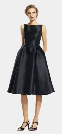 Adrianna Papell Sleeveless Tea Length Dress -Deals Adrianna Papell Store 758237b1 685f 48f3 a6bb c001593ec341