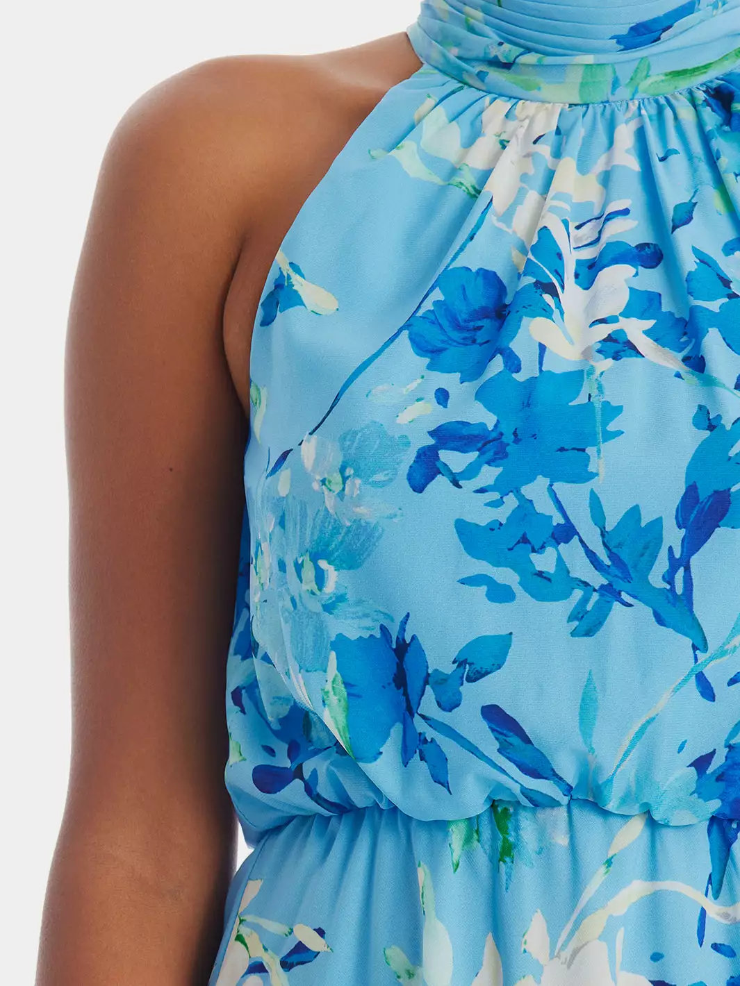 Adrianna Papell Floral Print Midi Dress 4 Adrianna Papell Floral Print Midi Dress - Image 4