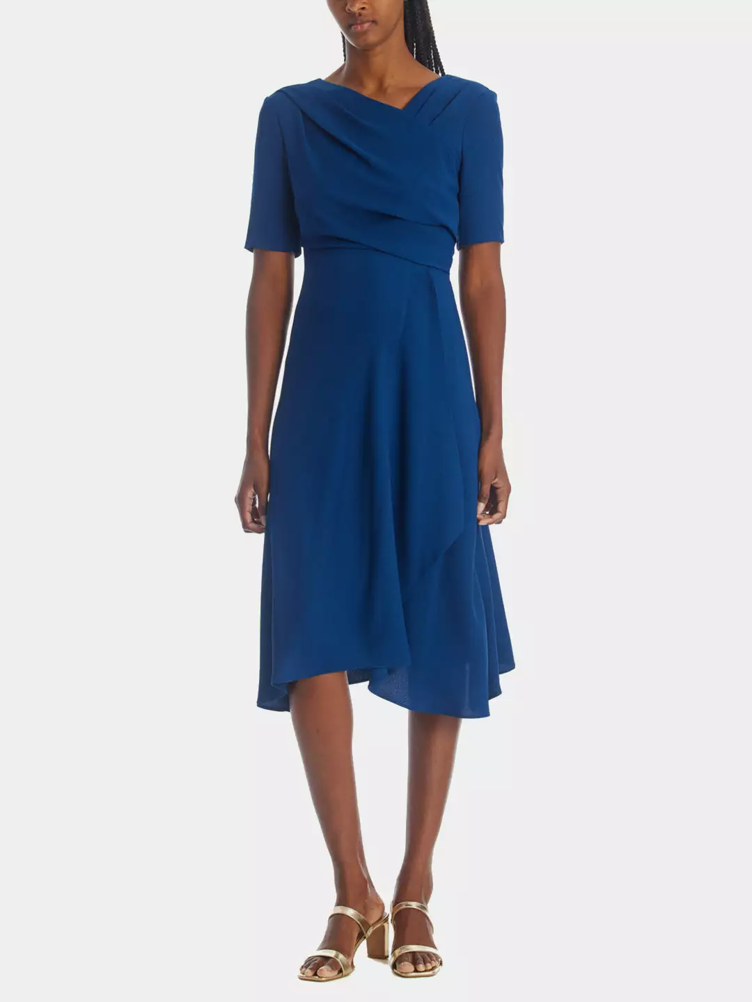 Adrianna Papell Soft Draped A-Line Dress 10 Adrianna Papell Soft Draped A-Line Dress - Image 10