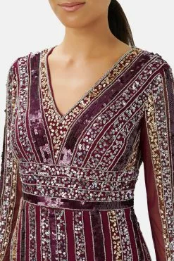 Adrianna Papell Stripe Bead Sheath Dress -Deals Adrianna Papell Store 8d17910e 0c34 4320 ae71 fe02cdf190f4