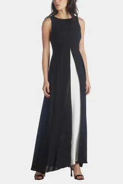 Adrianna Papell Crepe Overlay Jumpsuit