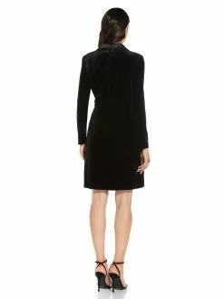 Adrianna Papell Velvet Tuxedo Dress -Deals Adrianna Papell Store AP1D104349 1755358 2