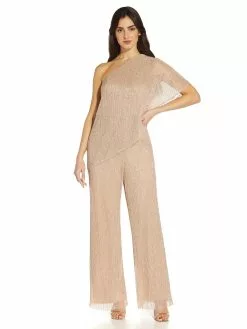 Adrianna Papell One Shoulder Jumpsuit