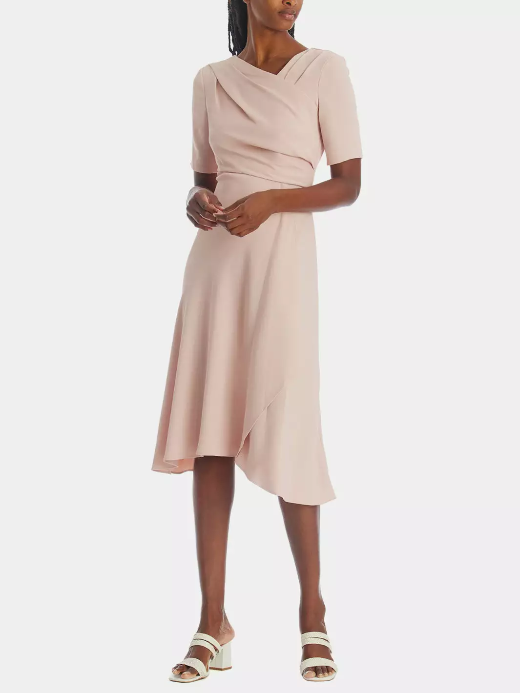 Adrianna Papell Soft Draped A-Line Dress 7 Adrianna Papell Soft Draped A-Line Dress - Image 7