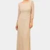 Adrianna Papell Beaded Long Gown