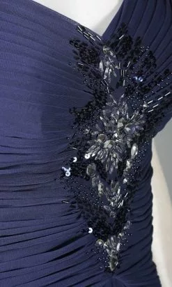 Adrianna Papell - 09G879300 Cap Sleeve Embellished Ruched A-Line Gown -Deals Adrianna Papell Store adrianna papell 09g879300 cap sleeve embellished ruched a line gown special occasion dress 14617694666835