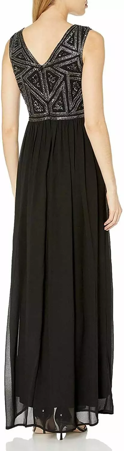 Adrianna Papell - 191910790 Embellished Jewel Ruched Gown 4 Adrianna Papell - 191910790 Embellished Jewel Ruched Gown - Image 4