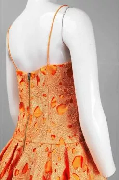 Adrianna Papell - 41893270 Crochet Overlay Short A-Line Dress -Deals Adrianna Papell Store adrianna papell 41893270 crochet overlay short a line dress special occasion dress 5445697208377