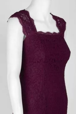 Adrianna Papell - 41895460 Floral Lace Square Neck Cutout Dress -Deals Adrianna Papell Store adrianna papell 41895460 floral lace square neck cutout dress holiday dresses 12165117575251