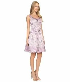 Adrianna Papell - 41919570 Metallic Jacquard Floral Cocktail Dress 7 Adrianna Papell - 41919570 Metallic Jacquard Floral Cocktail Dress -Deals Adrianna Papell Store adrianna papell 41919570 metallic jacquard floral cocktail dress special occasion dress 5445705957433