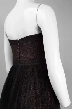 Adrianna Papell - 91898900 Strapless Metallic Jacquard Long Gown -Deals Adrianna Papell Store adrianna papell 91898900 strapless metallic jacquard long gown prom dresses 12134158073939