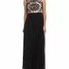 Adrianna Papell - 91899340 Beaded Cap Sleeves Chiffon Dress