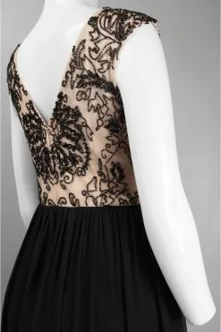 Adrianna Papell - 91899340 Beaded Cap Sleeves Chiffon Dress -Deals Adrianna Papell Store adrianna papell 91899340 beaded cap sleeves chiffon dress special occasion dress 5445754290233