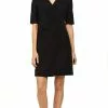 Adrianna Papell - AP1D100146 V-Neck Short Sleeve Dress