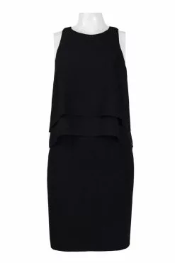 Adrianna Papell - AP1D100390 Sleeveless Halter Neck Sheath Dress -Deals Adrianna Papell Store adrianna papell ap1d100390 sleeveless halter neck sheath dress special occasion dress 28580284694611