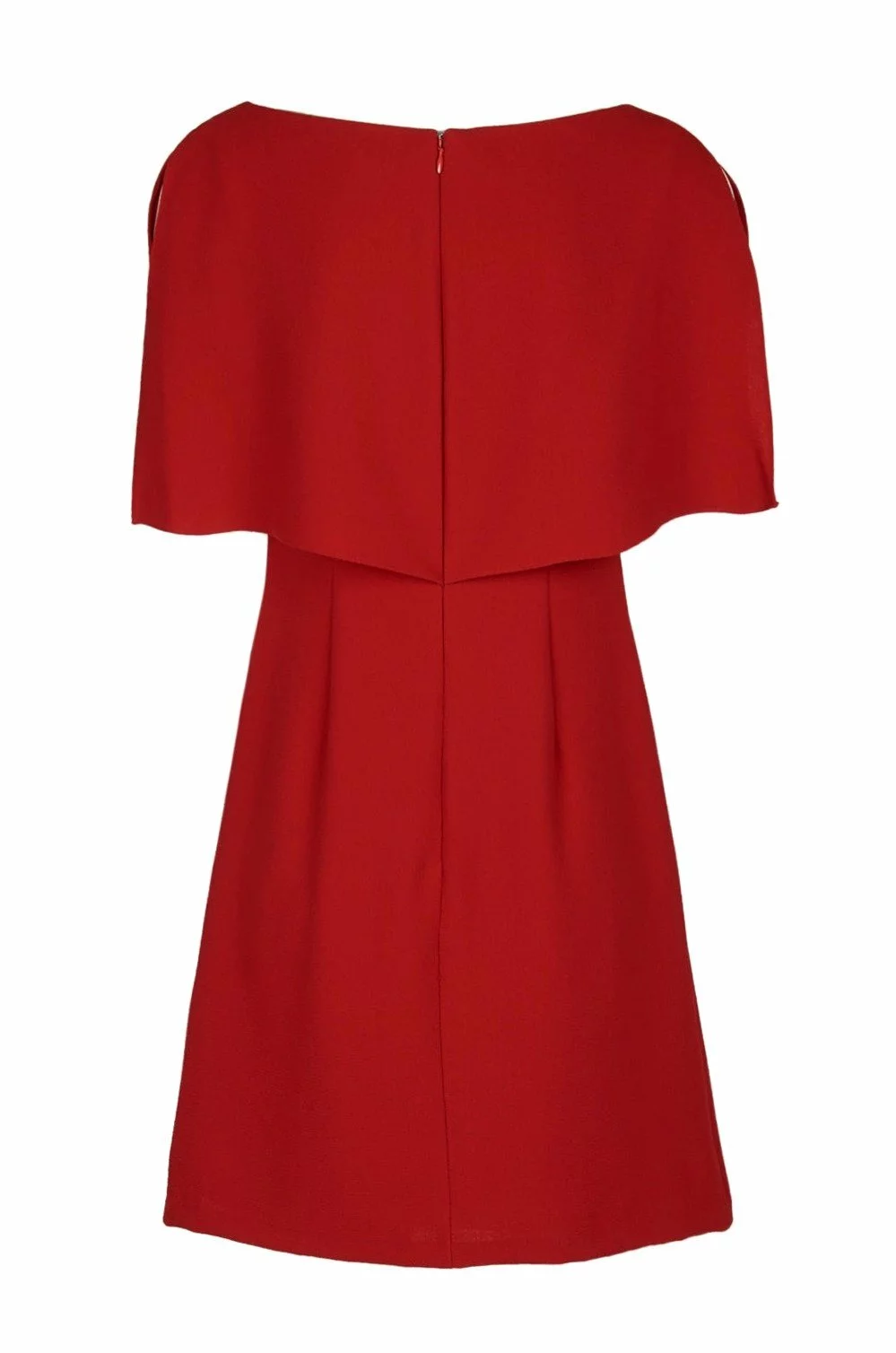 Adrianna Papell - AP1D100716 Popover Cape Crepe Shift Dress 5 Adrianna Papell - AP1D100716 Popover Cape Crepe Shift Dress - Image 5
