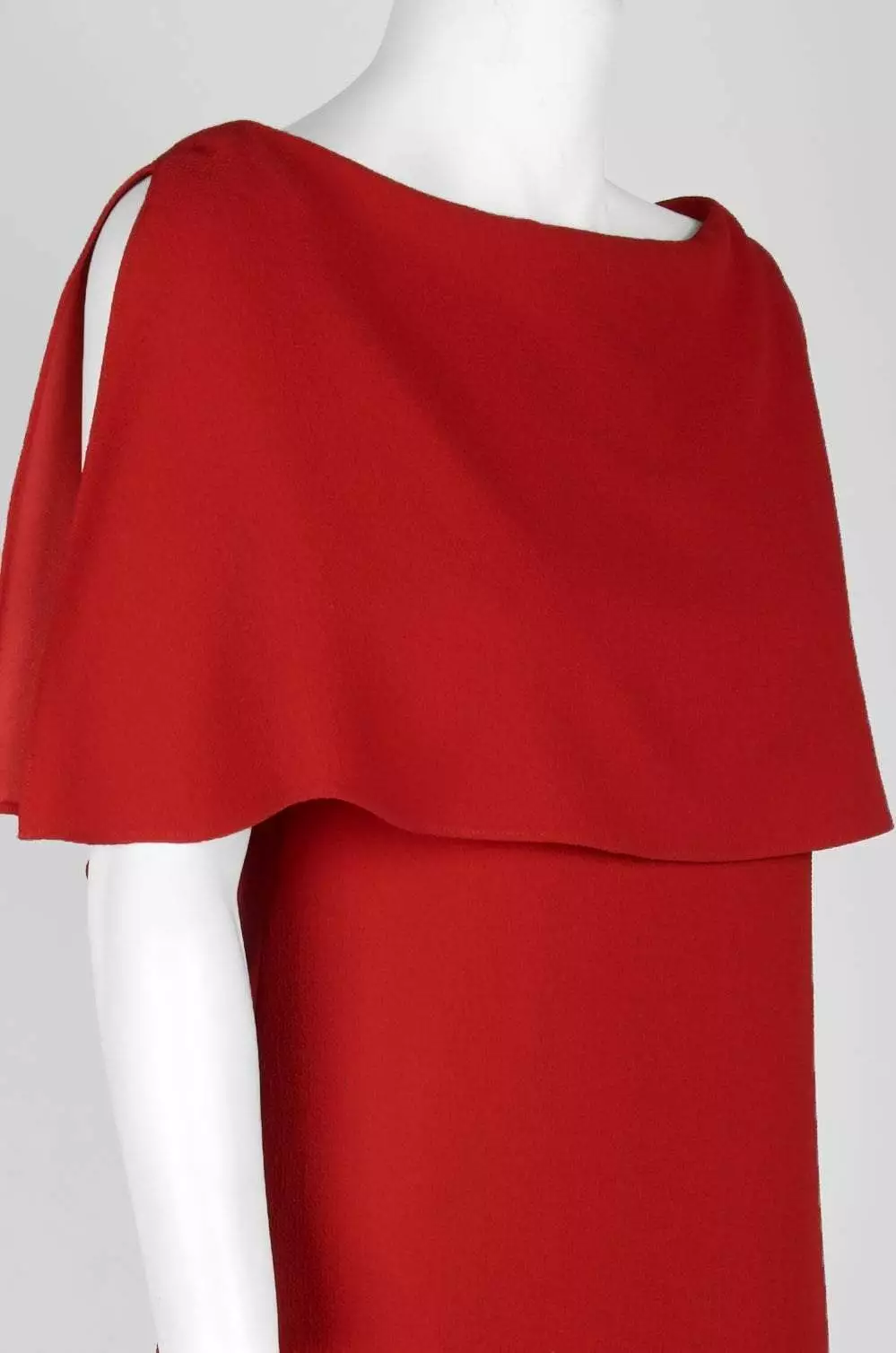 Adrianna Papell - AP1D100716 Popover Cape Crepe Shift Dress 6 Adrianna Papell - AP1D100716 Popover Cape Crepe Shift Dress - Image 6