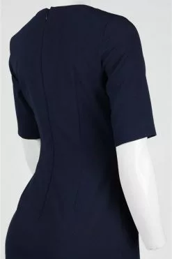 Adrianna Papell - AP1D100811 Short Sleeve V-neck Sheath Dress 15 Adrianna Papell - AP1D100811 Short Sleeve V-neck Sheath Dress -Deals Adrianna Papell Store adrianna papell ap1d100811 short sleeve v neck sheath dress special occasion dress 6922005413971