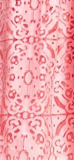 Adrianna Papell - AP1D100817 Full Lace V-neck A-line Dress -Deals Adrianna Papell Store adrianna papell ap1d100817 full lace v neck a line dress special occasion dress 6922005807187