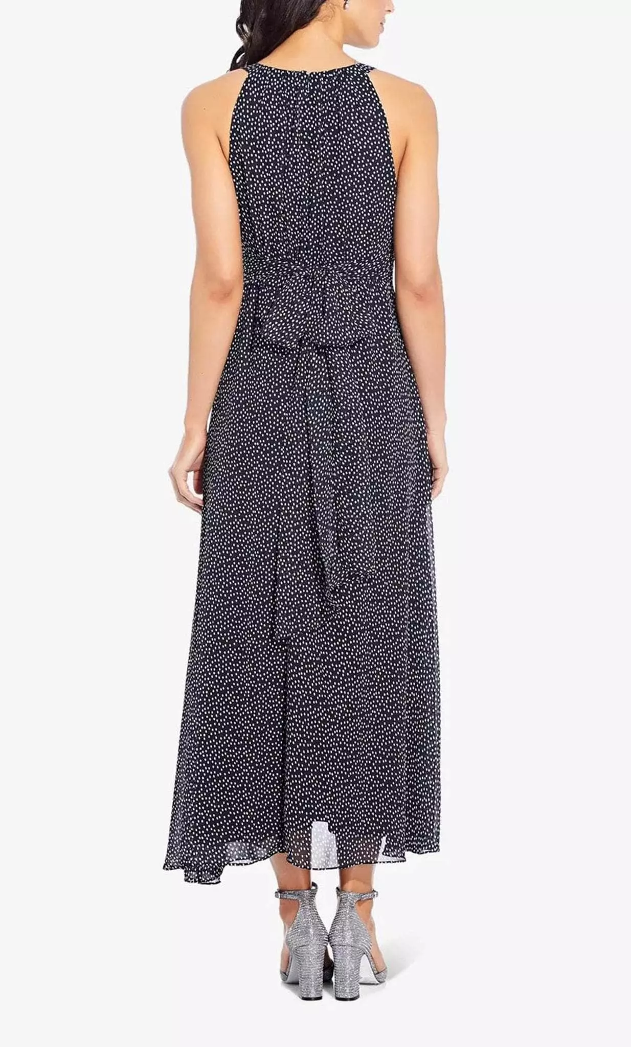 Adrianna Papell AP1D103432 - Sleeveless Multiprint Chiffon Long Dress 2 Adrianna Papell AP1D103432 - Sleeveless Multiprint Chiffon Long Dress - Image 2