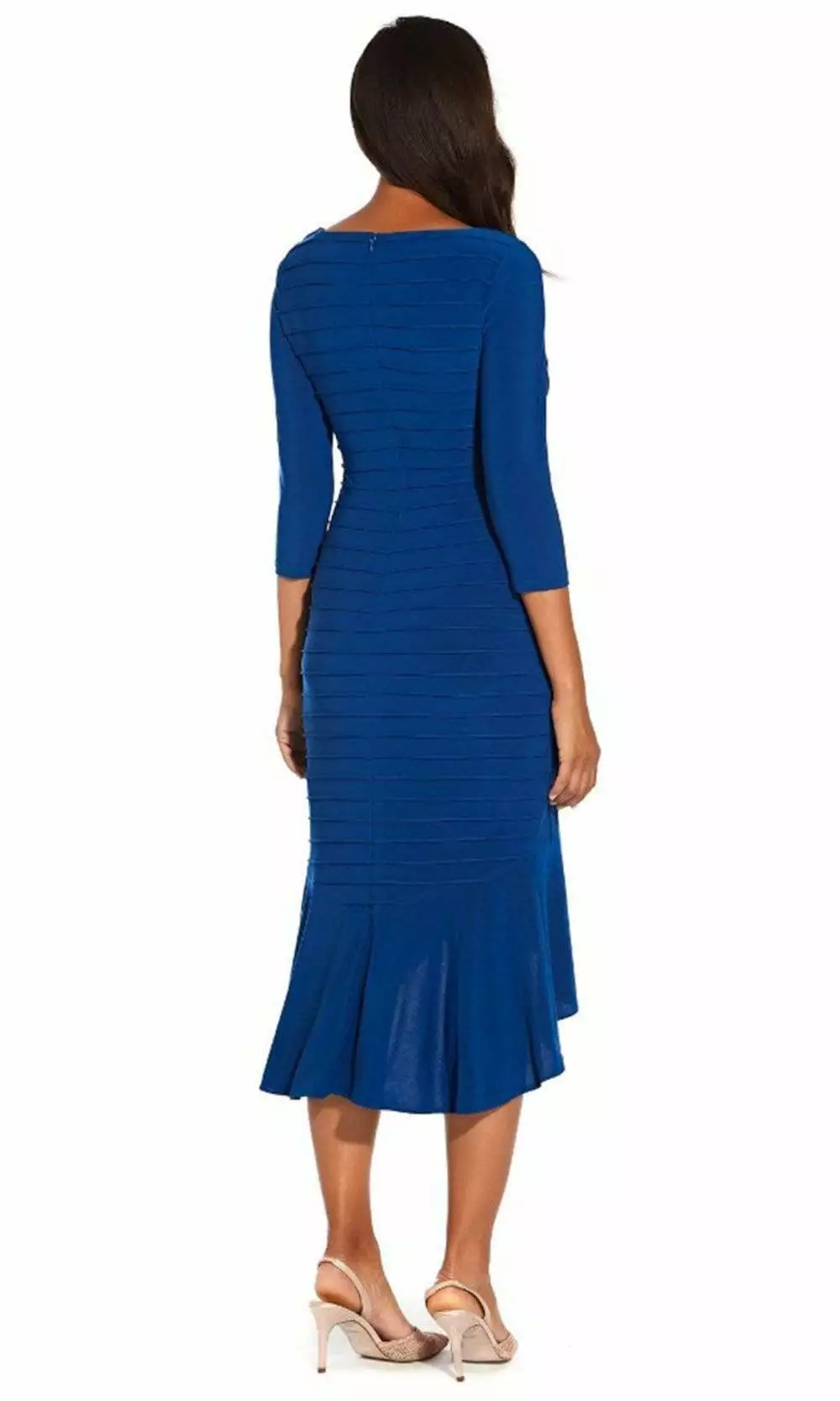 Adrianna Papell - AP1D103516 High Low Asymmetrical Bandage Dress 2 Adrianna Papell - AP1D103516 High Low Asymmetrical Bandage Dress - Image 2