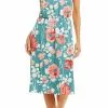 Adrianna Papell AP1D104148 - Floral Cap Sleeved Midi Dress