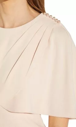 Adrianna Papell AP1D104636 - Poncho Styled Minimalist Dress -Deals Adrianna Papell Store adrianna papell ap1d104636 poncho styled minimalist dress cocktail dresses 31711631900755