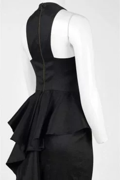 Adrianna Papell - AP1E200147 V-neck Taffeta Trumpet Dress -Deals Adrianna Papell Store adrianna papell ap1e200147 v neck taffeta trumpet dress special occasion dress 5446359187513