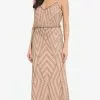 Adrianna Papell AP1E200215 - Beaded Blouson Trumpet Prom Dress