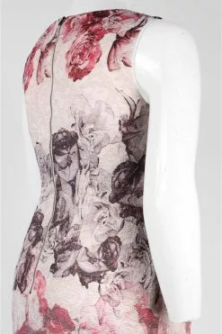 Adrianna Papell - AP1E200680 Sleeveless Floral Sheath Dress -Deals Adrianna Papell Store adrianna papell ap1e200680 sleeveless floral sheath dress semi formal 5446361022521
