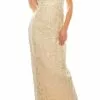 Adrianna Papell - AP1E200762 Embroidered Column Dress