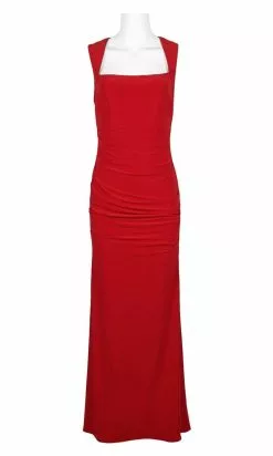 Adrianna Papell - AP1E202255 Sleeveless Square Neckline Sheath Dress -Deals Adrianna Papell Store adrianna papell ap1e202255 sleeveless square neckline sheath dress evening dresses 28145342611539