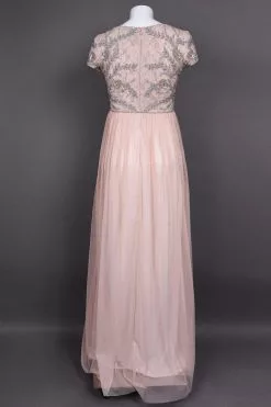 Adrianna Papell - AP1E202874 Embellished Illusion Tulle A-line Dress -Deals Adrianna Papell Store adrianna papell ap1e202874 embellished illusion tulle a line dress special occasion dress 6922010165331