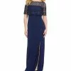 Adrianna Papell - AP1E203288 Lace Popover Bateau Evening Dress