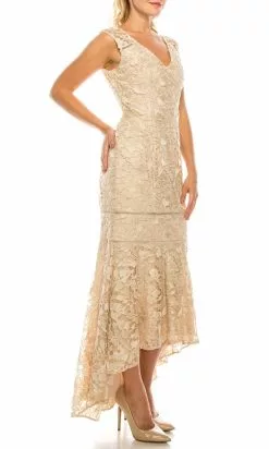 Adrianna Papell - AP1E203392 Lace V-Neck Dress -Deals Adrianna Papell Store adrianna papell ap1e203392 lace v neck dress mother of the bride dresses 14748139978835