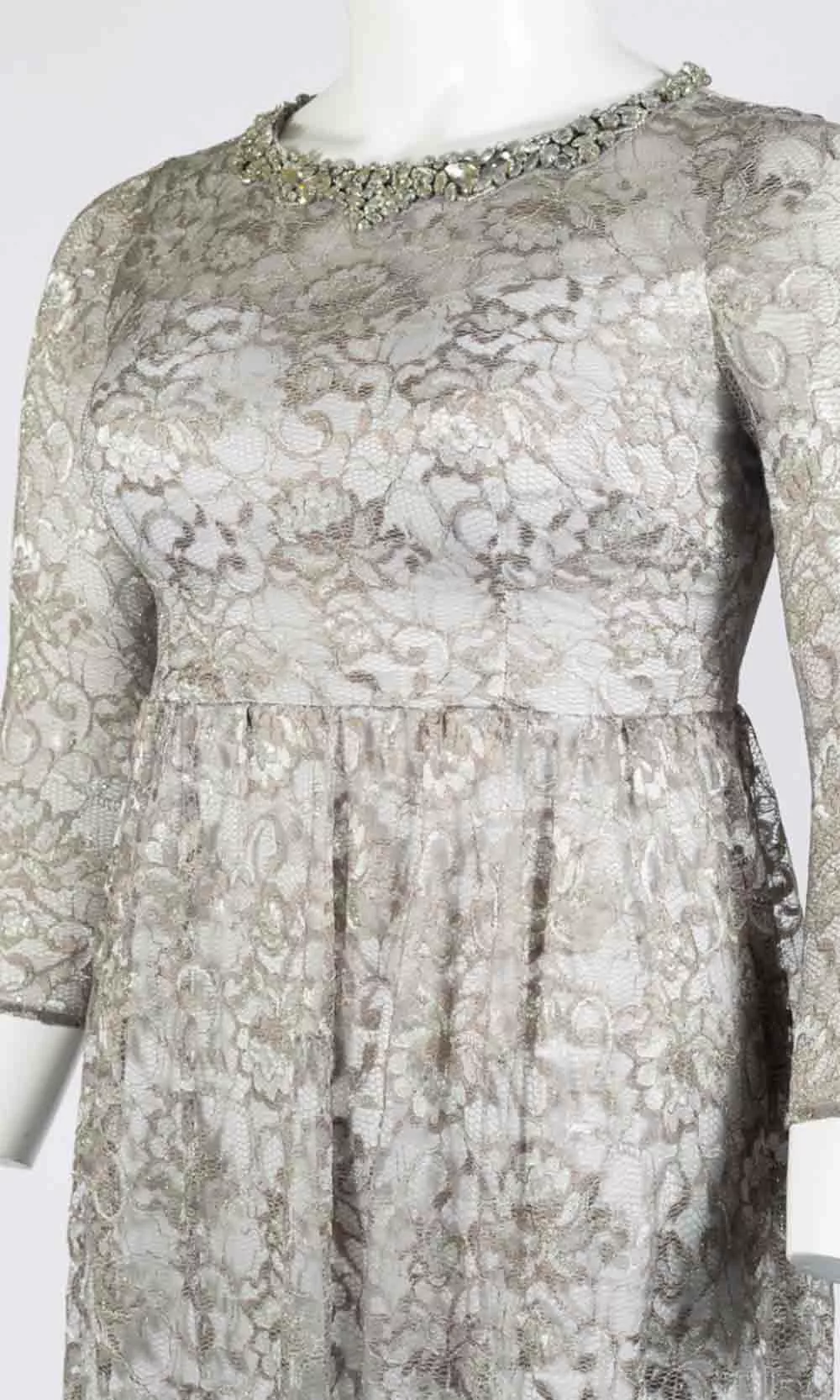 Adrianna Papell - AP1E203486 Lace Evening Dress 3 Adrianna Papell - AP1E203486 Lace Evening Dress - Image 3