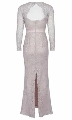 Adrianna Papell - AP1E205128 Lace Long Sleeve Fitted Dress -Deals Adrianna Papell Store adrianna papell ap1e205128 lace long sleeve fitted dress mother of the bride dresses 28862060462163