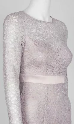 Adrianna Papell - AP1E205128 Lace Long Sleeve Fitted Dress -Deals Adrianna Papell Store adrianna papell ap1e205128 lace long sleeve fitted dress mother of the bride dresses 28862069538899