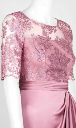 Adrianna Papell - AP1E205141 Embroidered Bateau Satin Sheath Dress -Deals Adrianna Papell Store adrianna papell ap1e205141 embroidered bateau satin sheath dress mother of the bride dresses 28119791796307